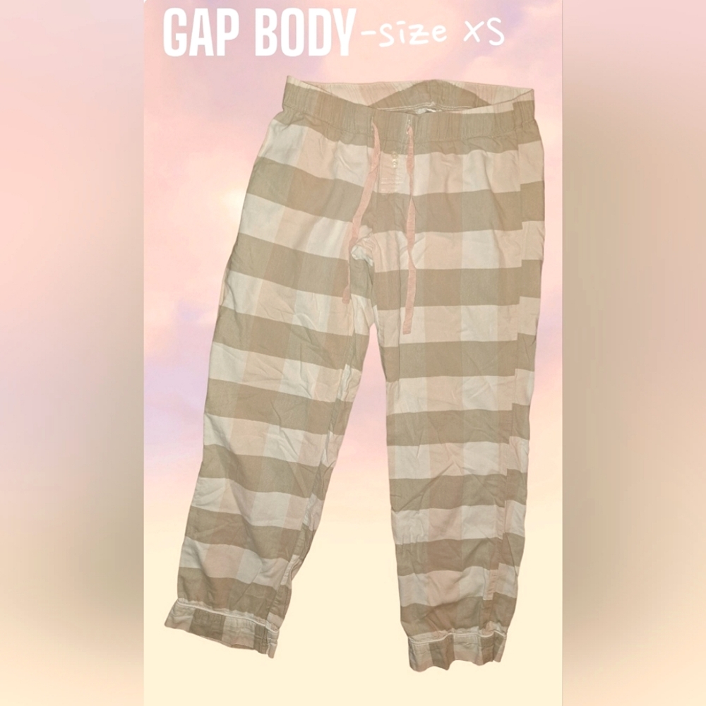 GAP body plaid PJ pants